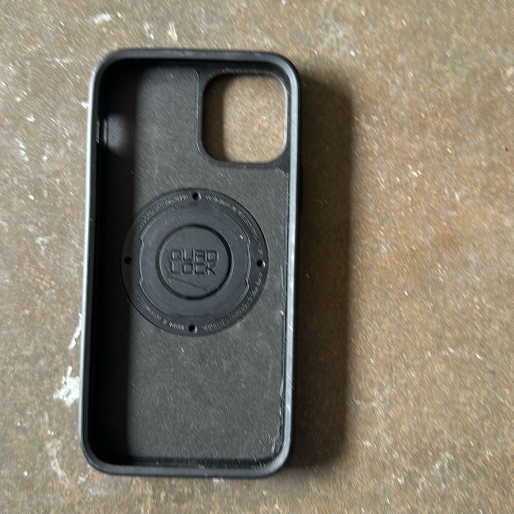 Quad lock iPhone holder